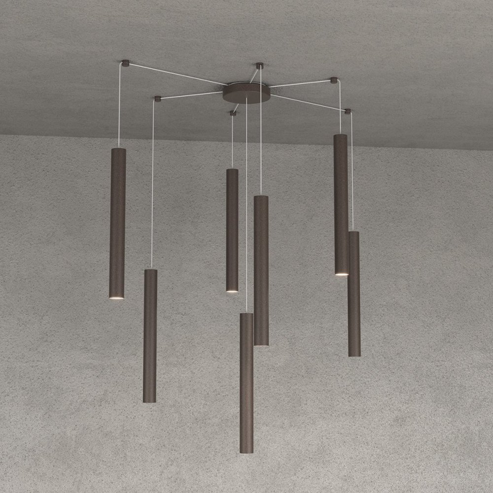 Lampadario Top light ROUND TUBE 1174 S7