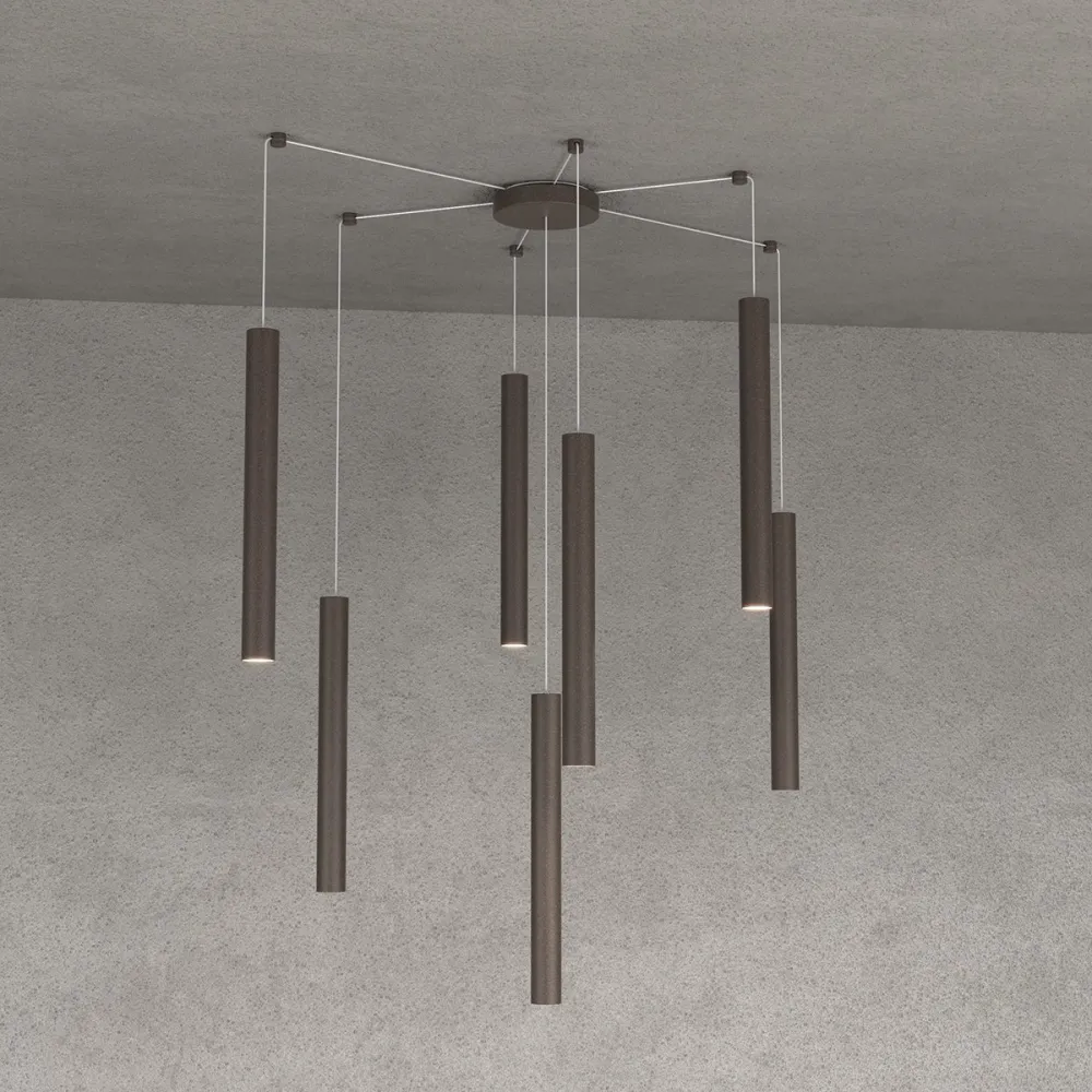 Lampadario Top light ROUND TUBE 1174 S7