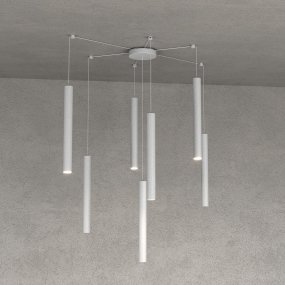 Lampadario Top light ROUND TUBE 1174 S7