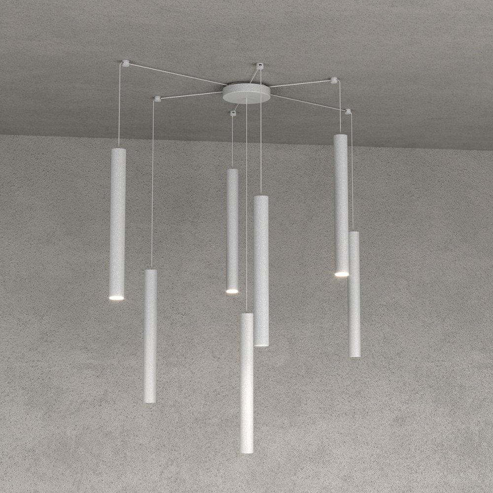 Lampadario Top light ROUND TUBE 1174 S7