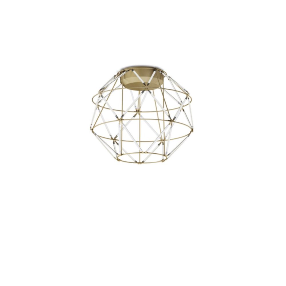 Plafoniera classica Urban EUCLIDE PL oro 3000 LED metallo