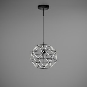 Sospensione moderna Urban EUCLIDE 1821 30 LED metallo nero