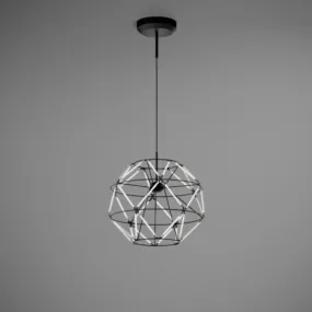 Sospensione moderna Urban EUCLIDE 1821 30 LED metallo nero