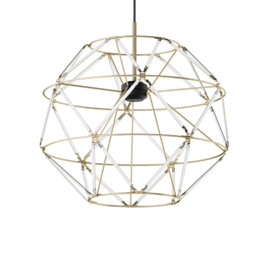 Sospensione classica Urban EUCLIDE 1822 30 3000 LED metallo oro