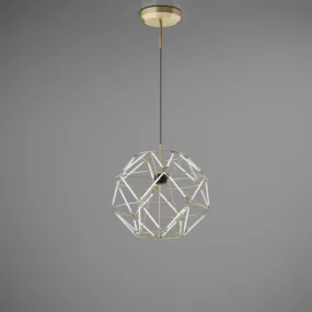 Sospensione classica Urban EUCLIDE 1822 30 3000 LED metallo oro