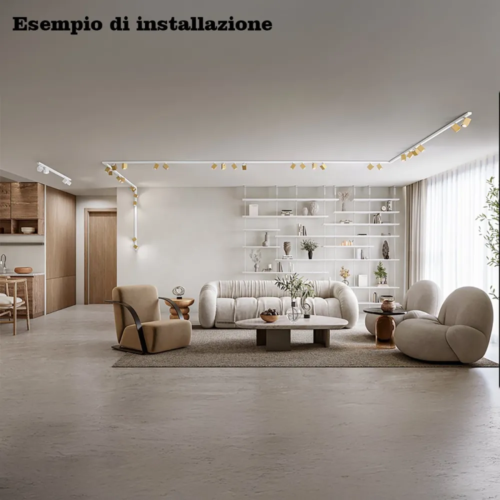 Binario faretti Perenz SNODO 8290 B 8292 B 8294 OR