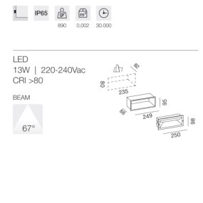 Lampe de marche à LED Gea...