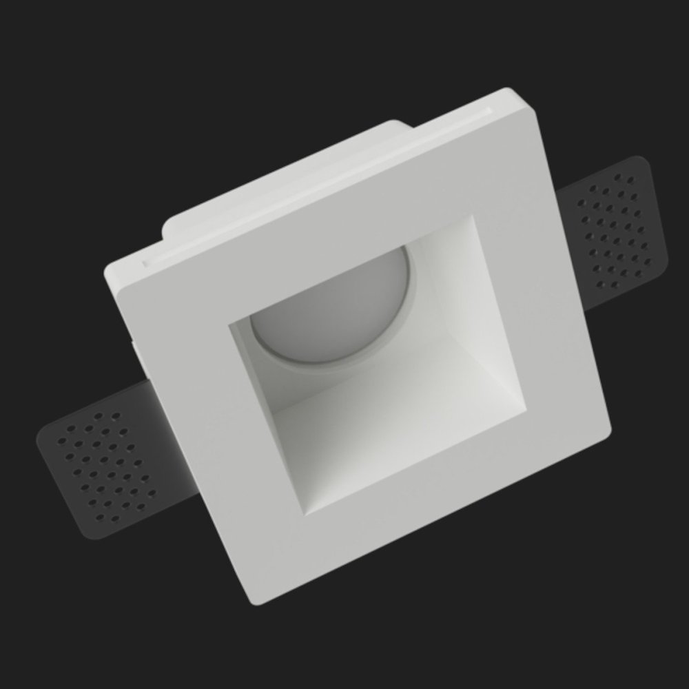 Foco empotrable de yeso Lampadari Bartalini ORDAUQ 085 GU10 LED