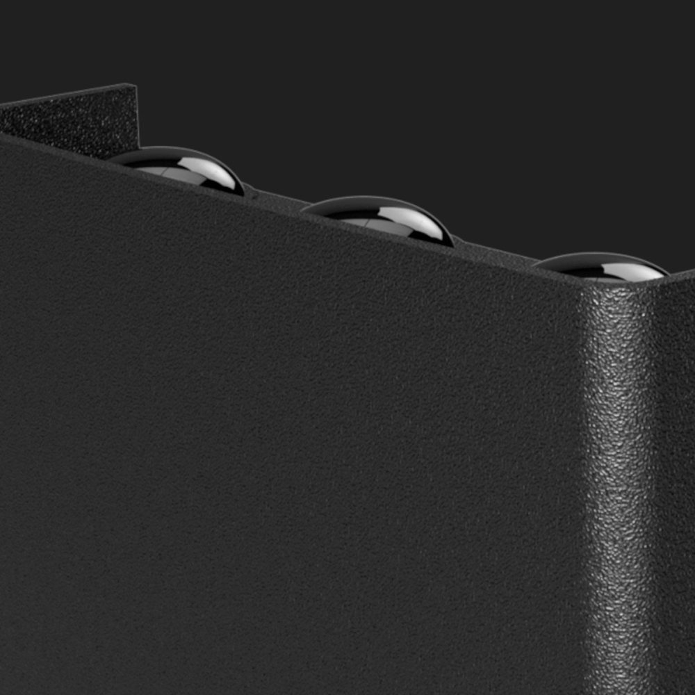 Applique led Lampadari Bartalini ENETA NERO IP65