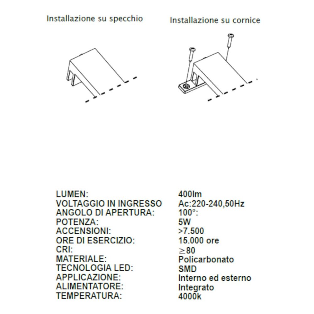 Applique moderno Lampadari Bartalini YTUAEB S LED
