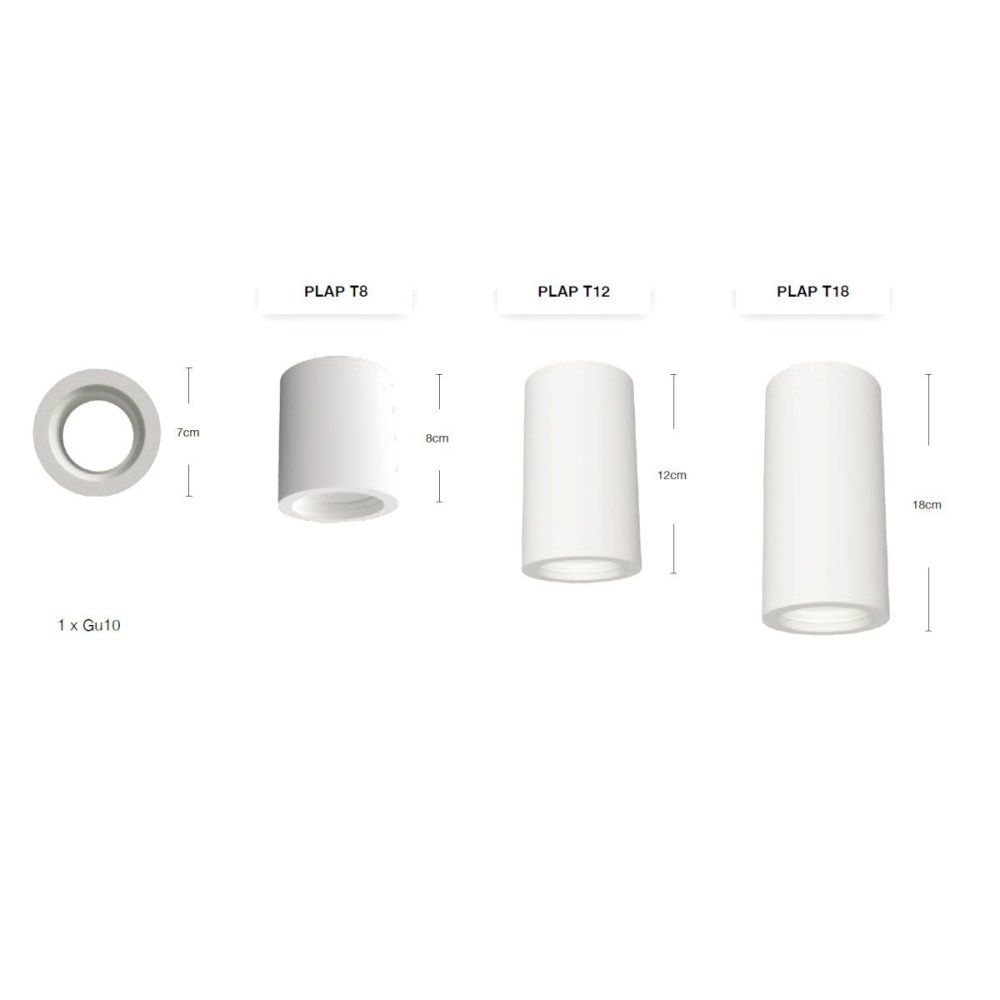 Lampadari Bartalini PALP T8 T12 T18 GU10 LED Lámparas