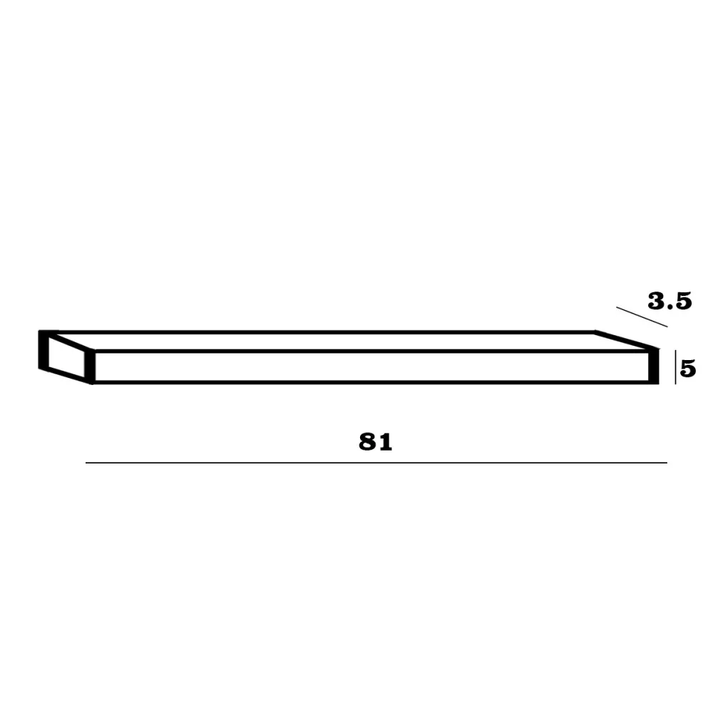 Klassische LED-Wandleuchte Perenz RUMMO 8280 MM