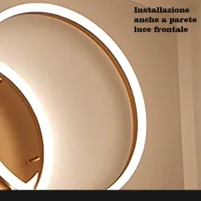 Lámpara de techo clásica LED CCT ORBIT 80+60 de Redo Group
