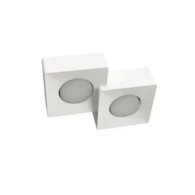 Deckenleuchte aus Gips Kronleuchter bartalini ORDAUQS 2 GX53 LED