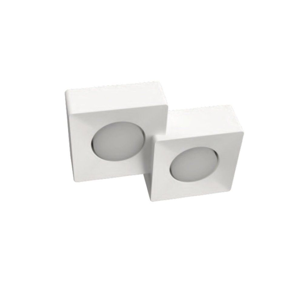 Deckenleuchte aus Gips Kronleuchter bartalini ORDAUQS 2 GX53 LED
