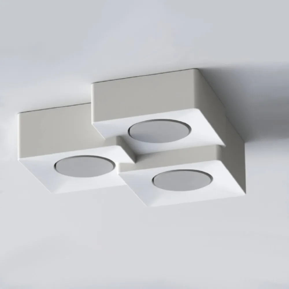 Deckenleuchte aus Gips Kronleuchter bartalini ORDAUQS 3 GX53 LED