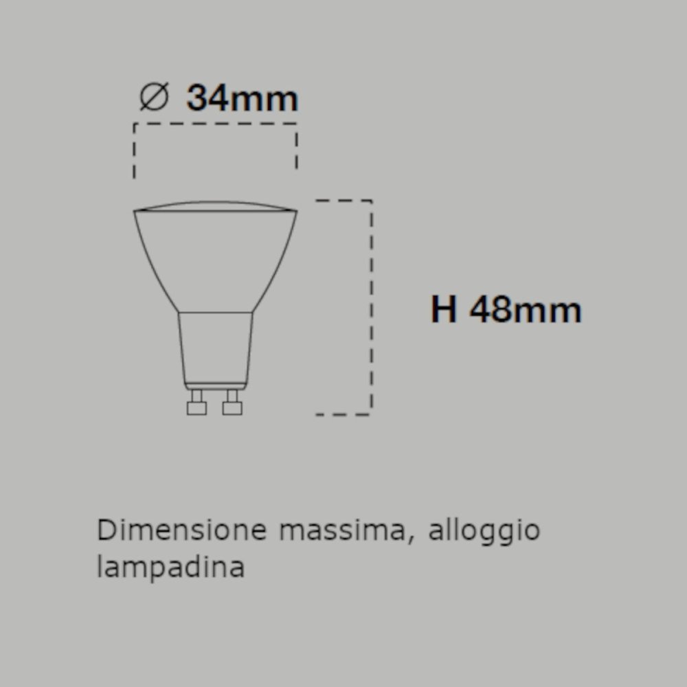 Foco empotrable Lampadari Bartalini ORETALIRDAUQ GU10 LED