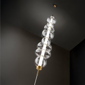 Perenz BUBBLES 8165 TR LC dimmbare LED Boden-Deckenleuchte