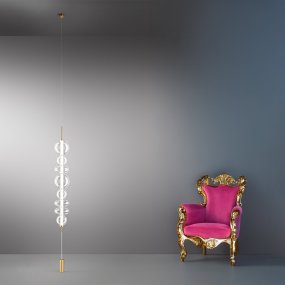 Perenz BUBBLES 8165 TR LC dimmbare LED Boden-Deckenleuchte