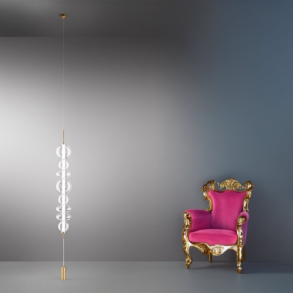 Perenz BUBBLES 8165 TR LC dimmbare LED Boden-Deckenleuchte