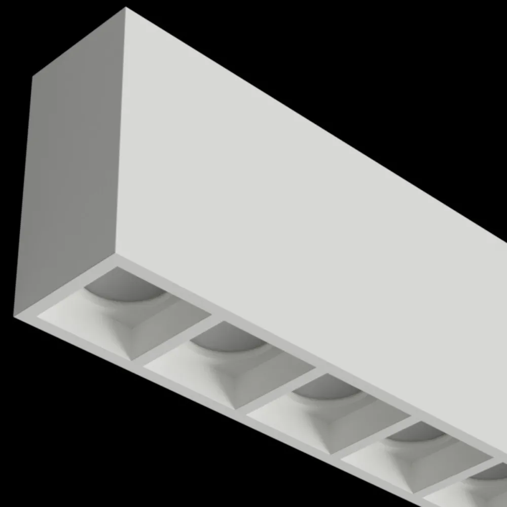 Plafonnier en plâtre Lampadari Bartalini AENIL T8 GU10 LED Lustres