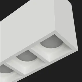 Plafonnier en plâtre Lampadari Bartalini AENIL T8 GU10 LED Lustres