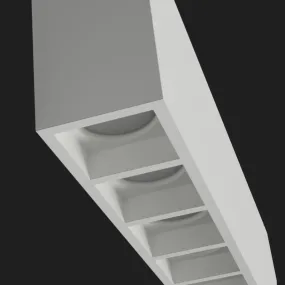 Plafonnier en plâtre Lampadari Bartalini AENIL T8 GU10 LED Lustres