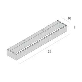 Lámpara de pared moderna Top Light BIOS 1213 55 LED SWITCH
