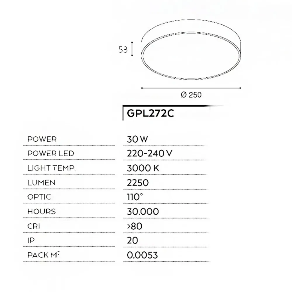 Plafoniera moderna Gea Led CLOE 35 GPL272 C LED alluminio nero opaco