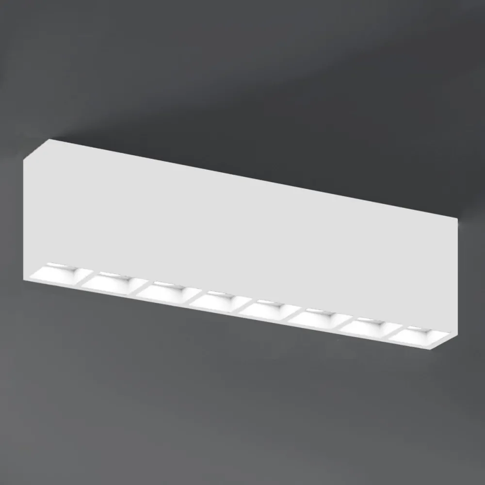 Plafonnier en plâtre Lampadari Bartalini AENIL T8 GU10 LED Lustres