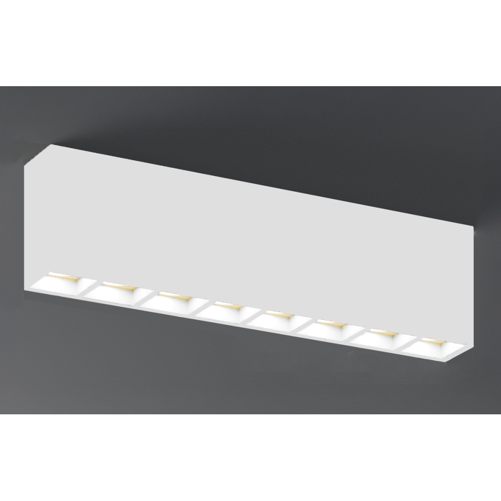 Plafonnier en plâtre Lampadari Bartalini AENIL T8 GU10 LED Lustres