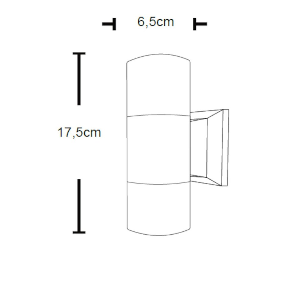Applique classico Lampadari Bartalini WOLG C GU10 LED IP65