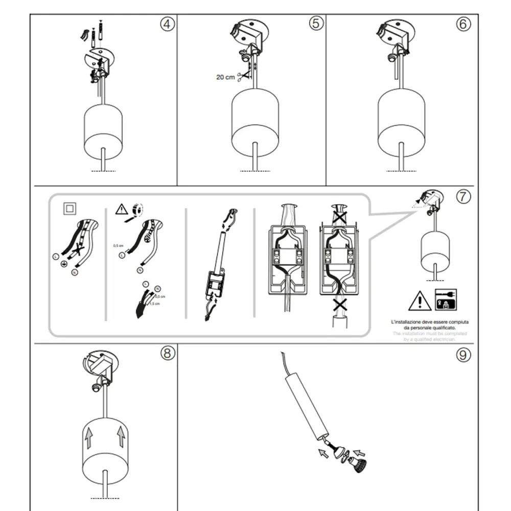 Lampadario moderno Ideal Lux LOOK SP1 D04 346854