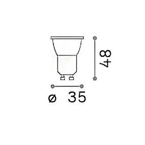 Ideal Lux 339771 GU10 4W...