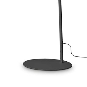 Schwarze Stehlampe mit gewölbtem Arm Idel Lux COMET PT N 304168