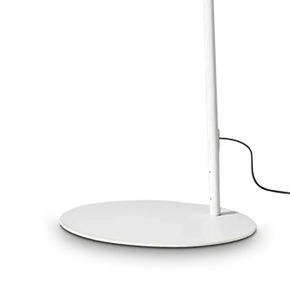 Lámpara de pie blanca con brazo arqueado Idel Lux COMET 304649