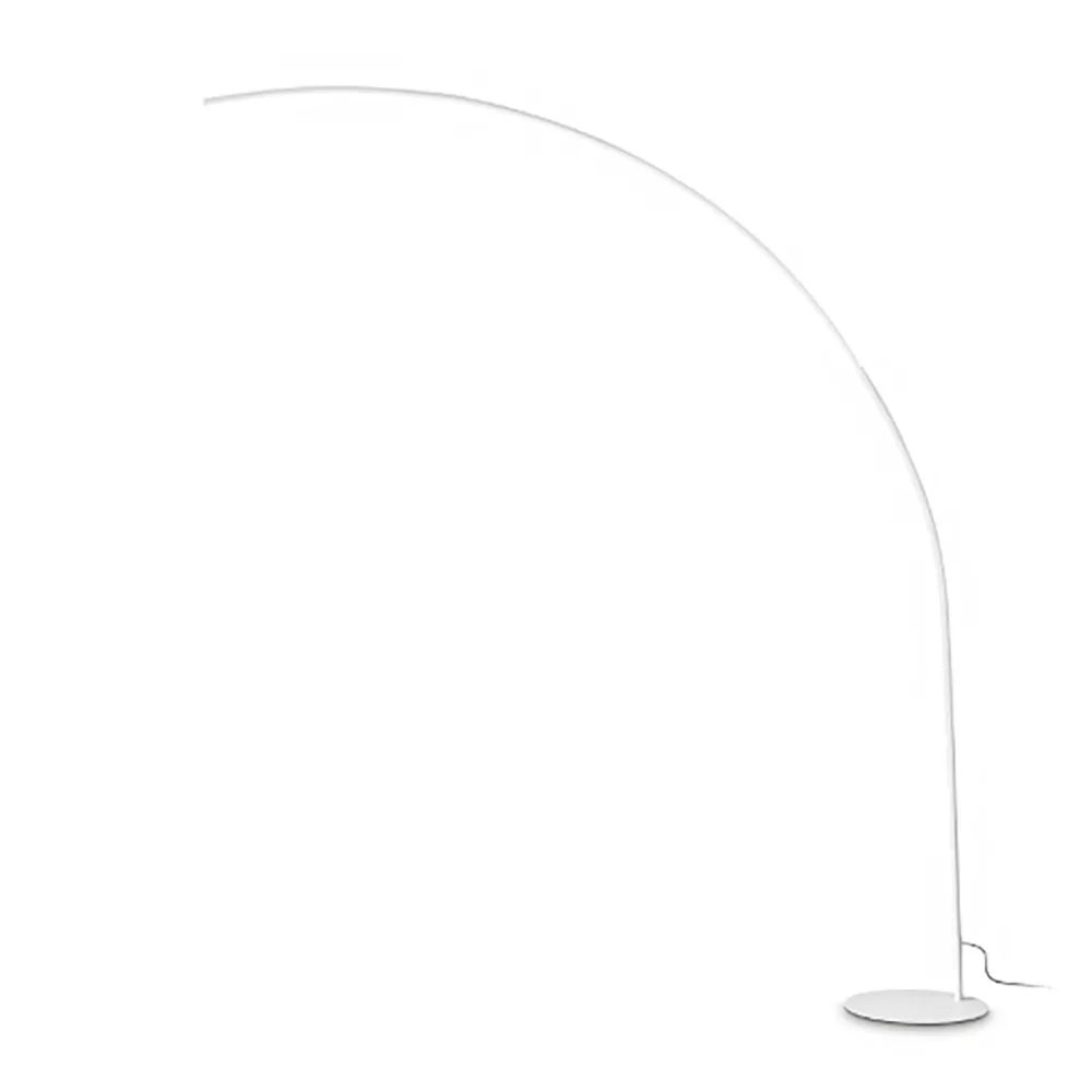 Lámpara de pie blanca con brazo arqueado Idel Lux COMET 304649