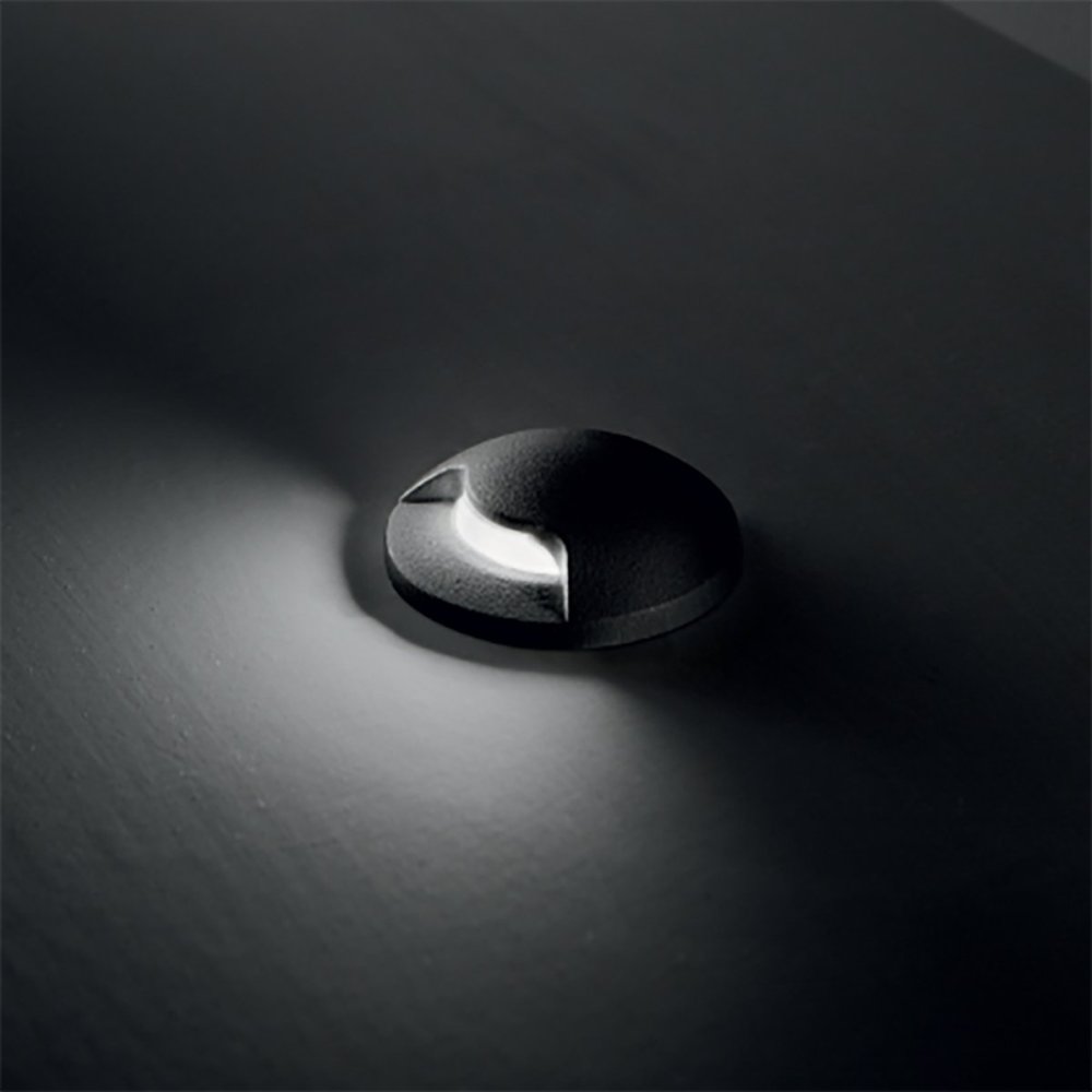 Faretto incasso tondo calpestabile esterno Ideal Lux WAY 269696 N