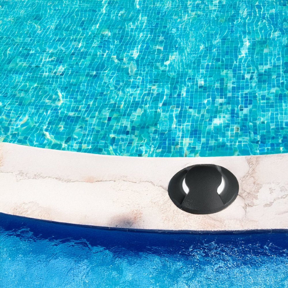 Spot encastré rond praticable Ideal Lux WAY 269719 N pour usage extérieur