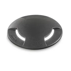 Ideal Lux LANDING 120362 N begehbarer runder Einbaustrahler für den Außenbereich