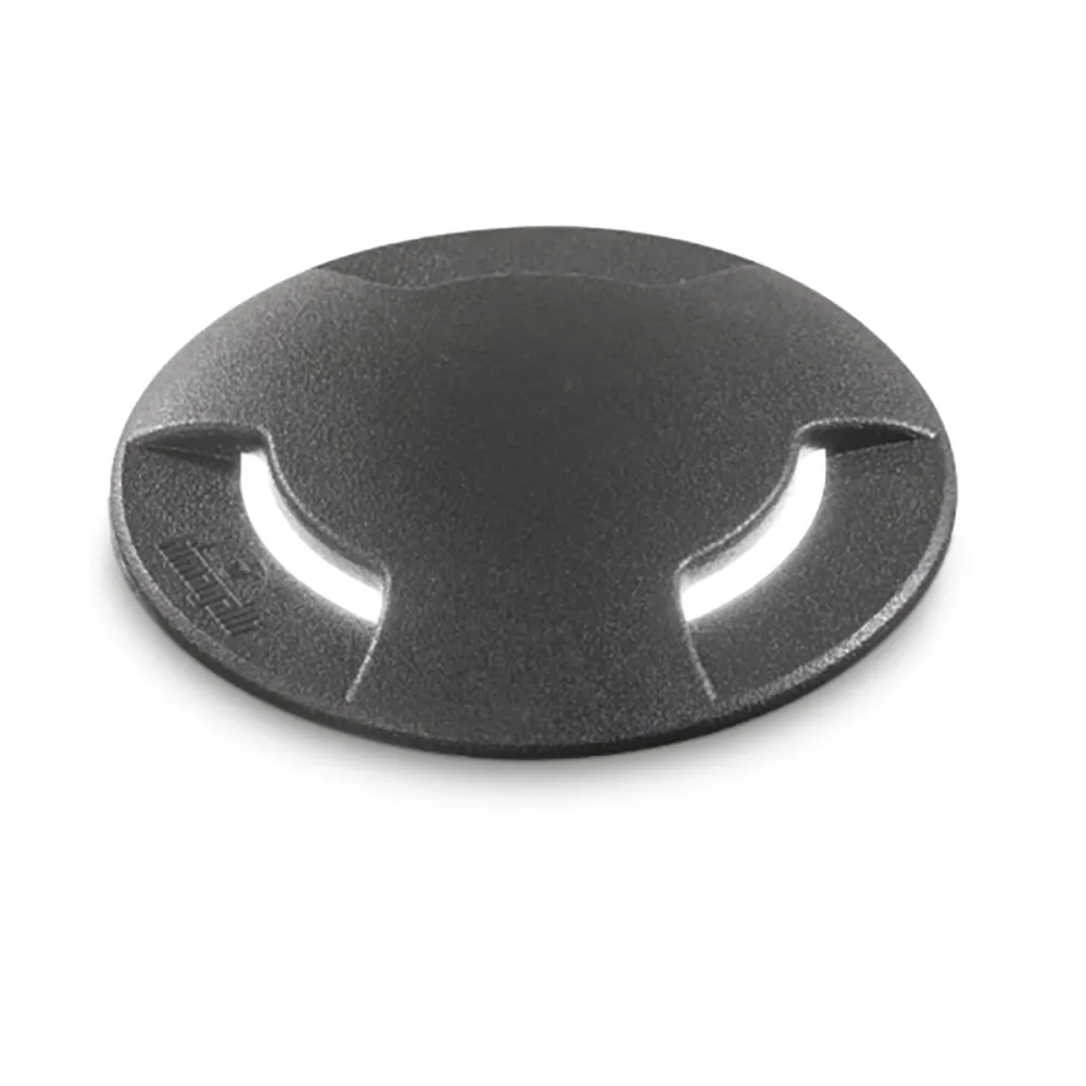 Spot encastré rond praticable Ideal Lux LANDING 120362 N pour usage extérieur