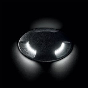 Faretto incasso tondo calpestabile esterno Ideal Lux LANDING 120362 N