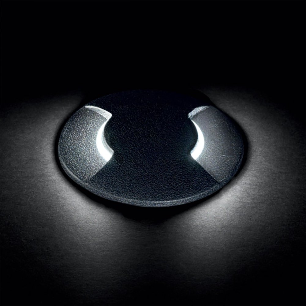 Foco empotrable circular transitable para uso exterior Ideal Lux LANDING 120287 N
