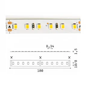 Flexibles Stahlband für den Außenbereich komplett mit LED-Streifen Ideal Lux TESI 20MM 302256 IP65