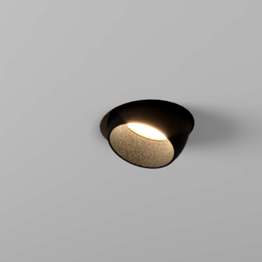 Foco empotrable Lampadari Bartalini THGILOTOR NEGRO GU10 LED