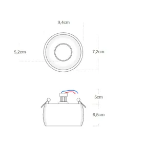 Einbaustrahler Lampadari Bartalini DIRBYH R GU10 LED