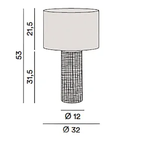 Abat-jour classica Perenz TRIBALE 8286 N