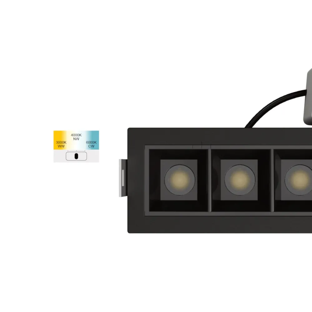 Faretto incasso Lampadari Bartalini AVOTNAM 5 Nero LED