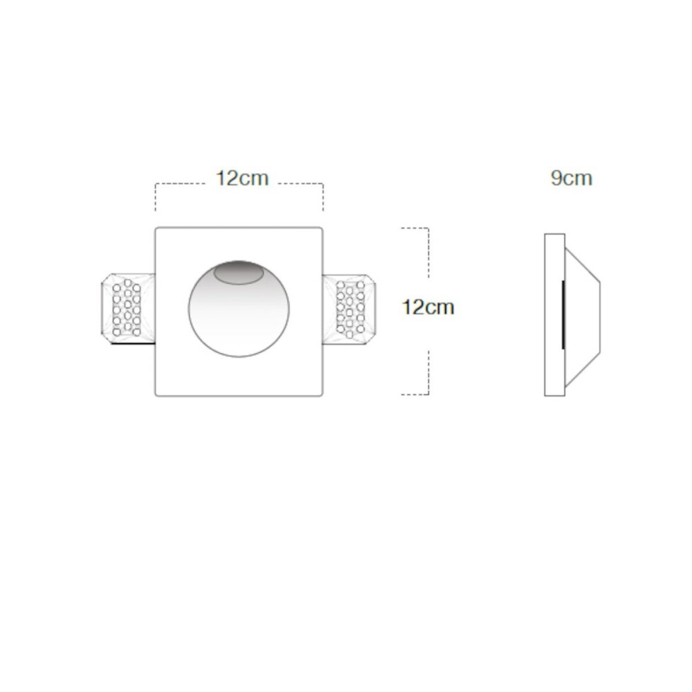 Lustres en plâtre à Lampadari Bartalini OLEGNALEHCIM 036 GU10 LED