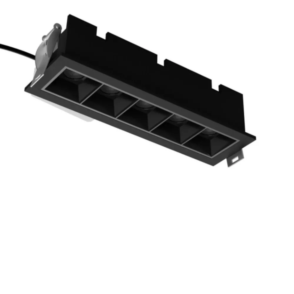 Faretto incasso Lampadari Bartalini AVOTNAM 5 Nero LED